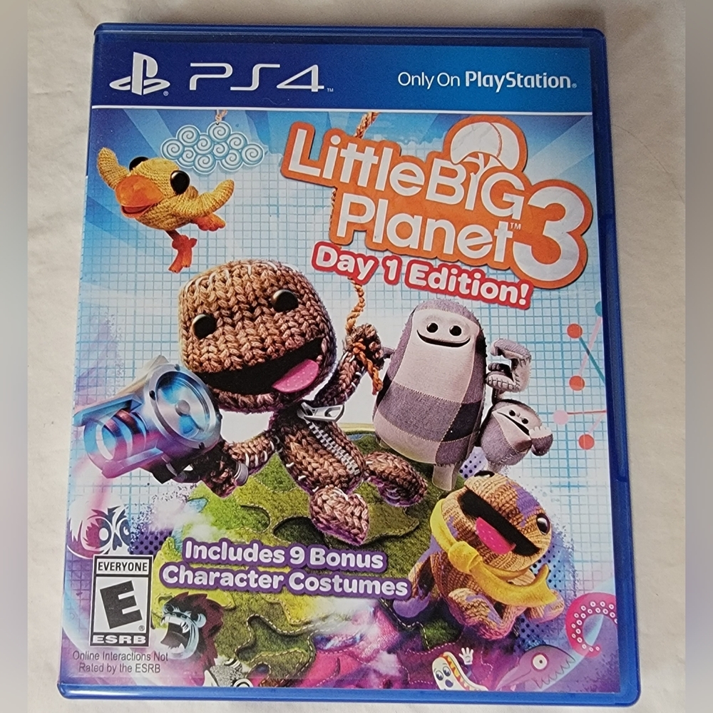 Sony PS4 LittleBigPlanet 3 Day 1 Edition - Blue and Orange